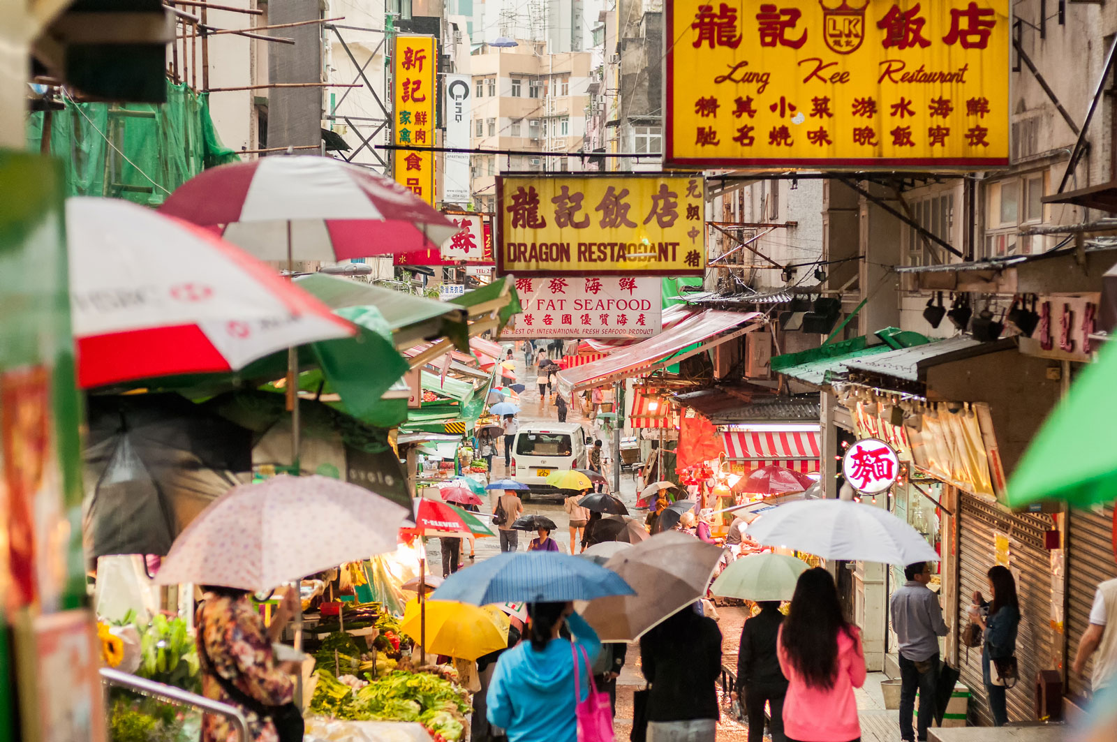 food market in asia