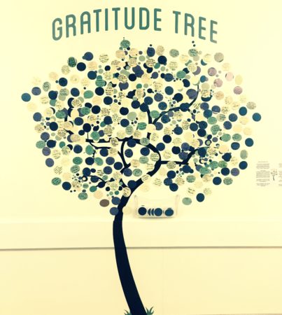 hospital gratitude tree peds nurse