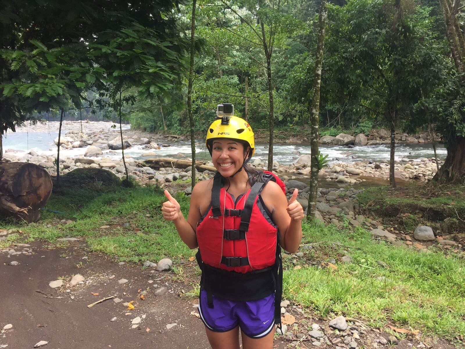 trusted health travel nurse and nurse advocate stacie black in tropical forest