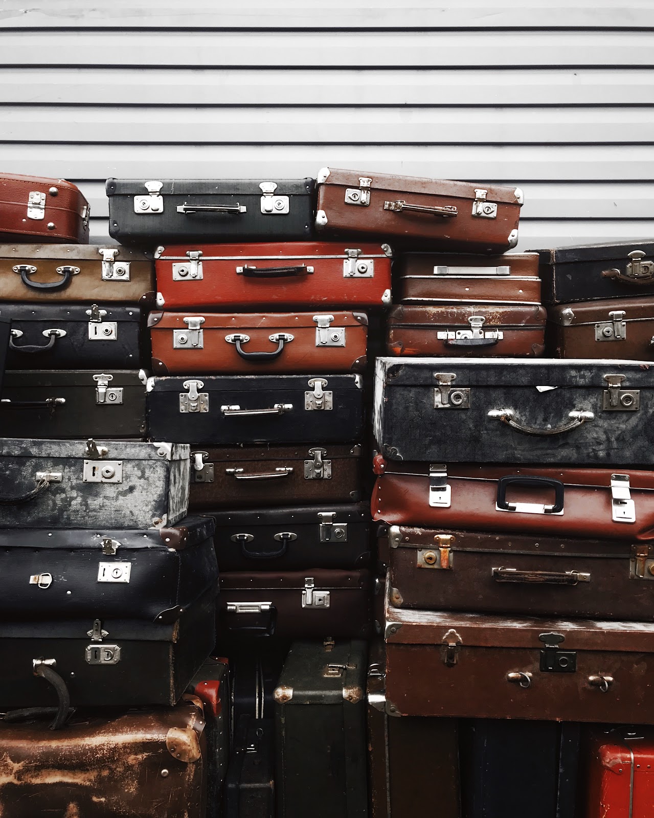 too many suitcases for travel nurse