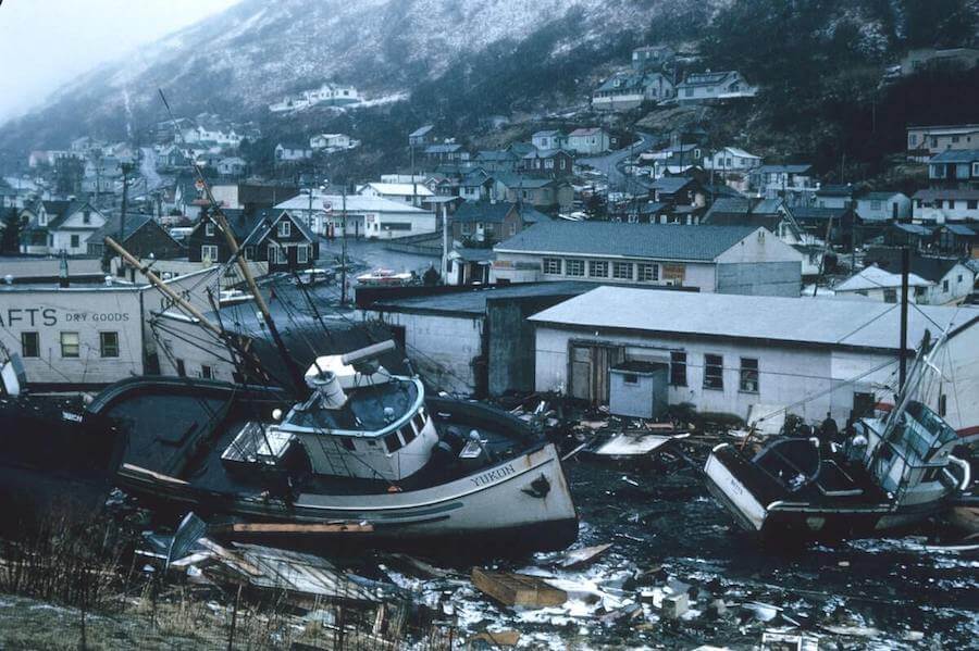 boat on shore amidst debris following hurricane disaster nursing