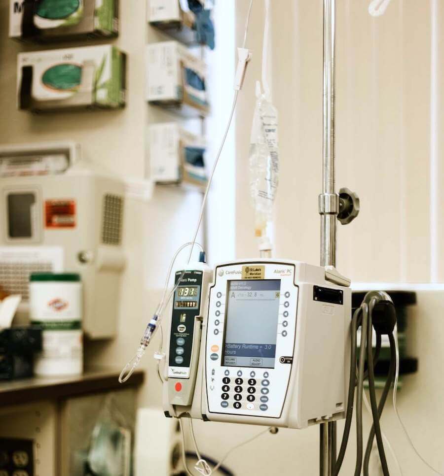 medical equipment in hospital being in a charge nurse role
