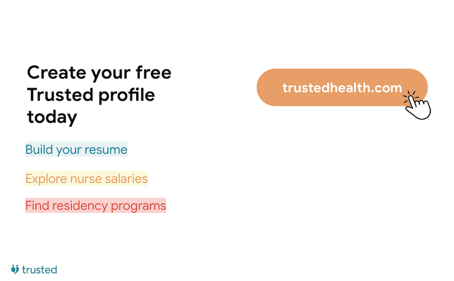 trusted health profile sign up