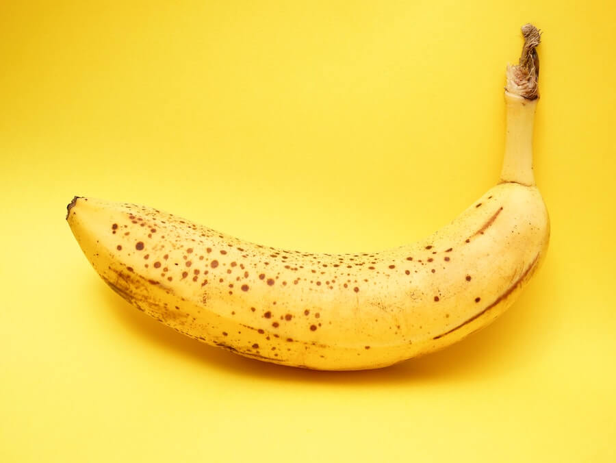 banana bag nursing photo of banana of yellow background