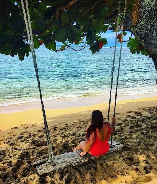 Jeri Ford at the beach