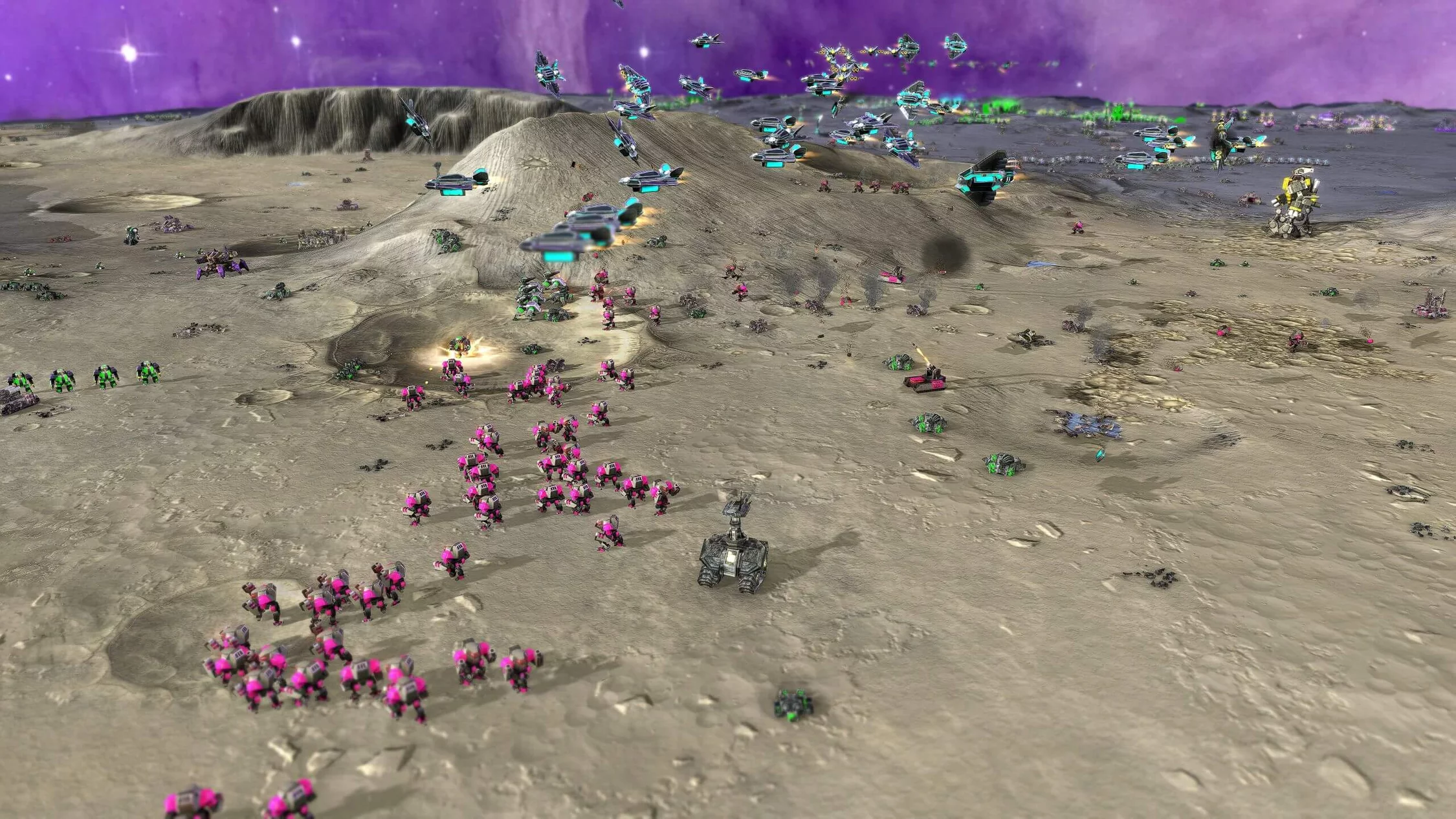 Darkside | 24 x 24 ⇀ Map ★ Beyond All Reason RTS