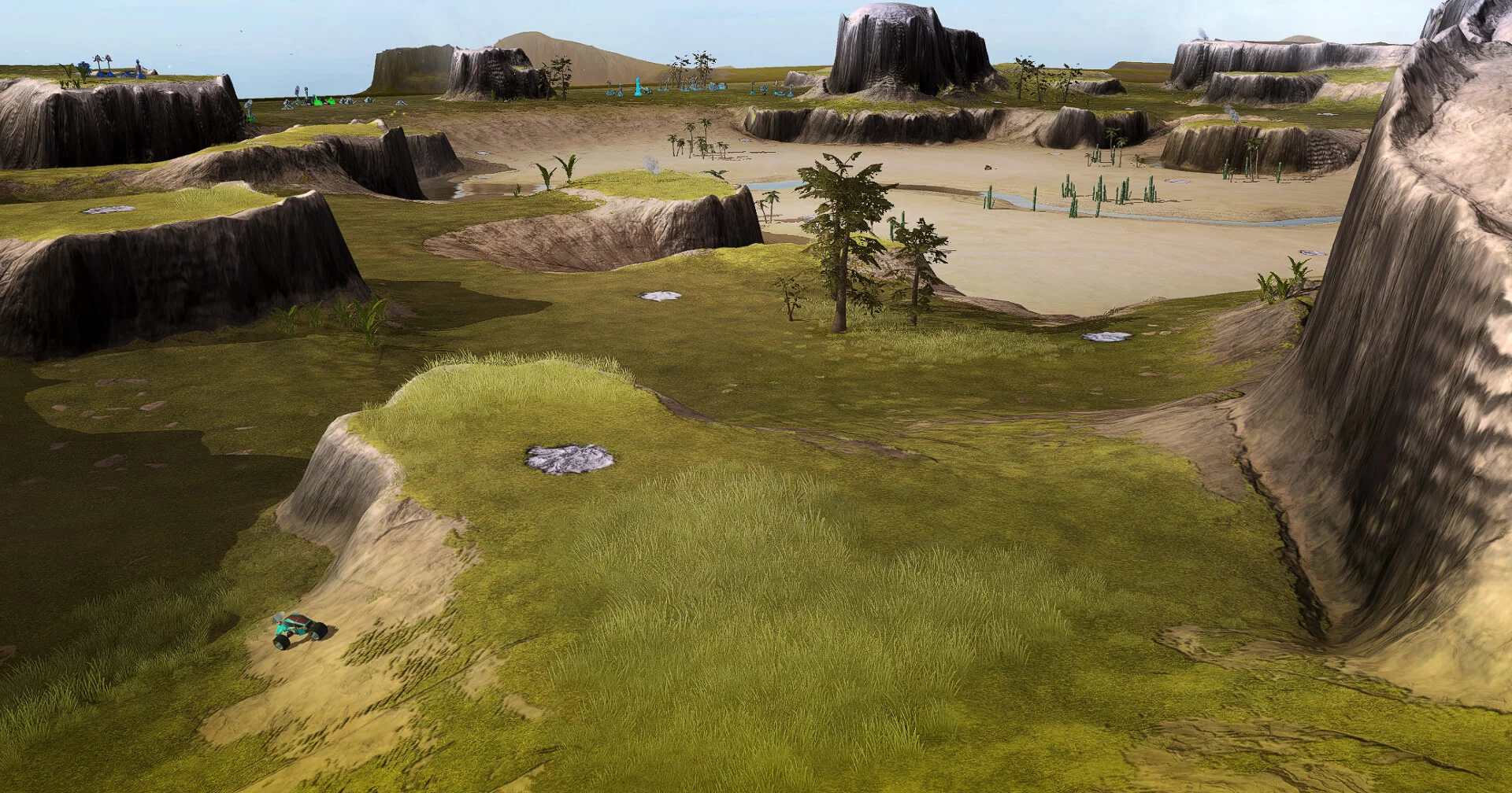 Tabula | 16 x 14 ⇀ Map ★ Beyond All Reason RTS