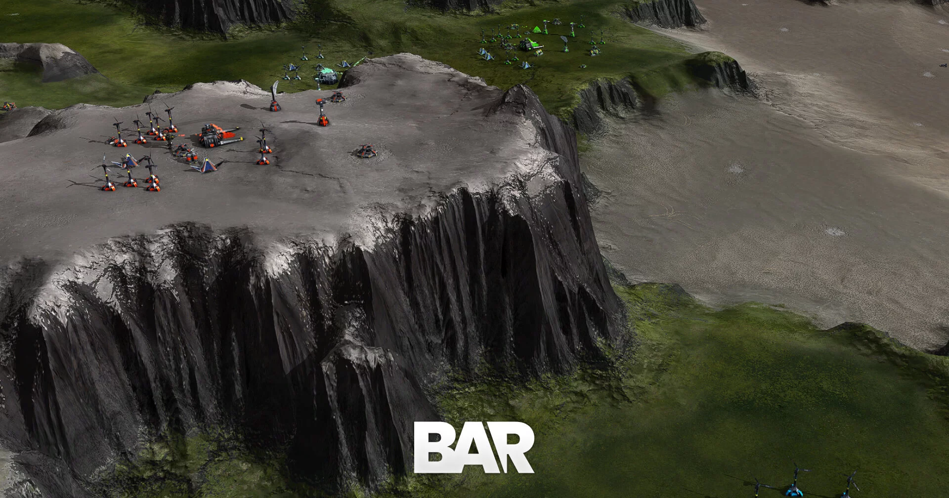 Koom Valley 24 x 16 ⇀ Map ★ Beyond All Reason RTS