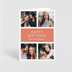 Personalised Photo Birthday Card