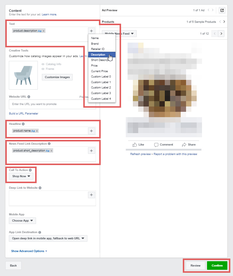 facebook dynamic product ads