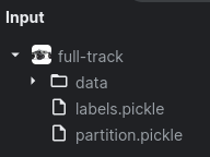 kaggle input screen shot