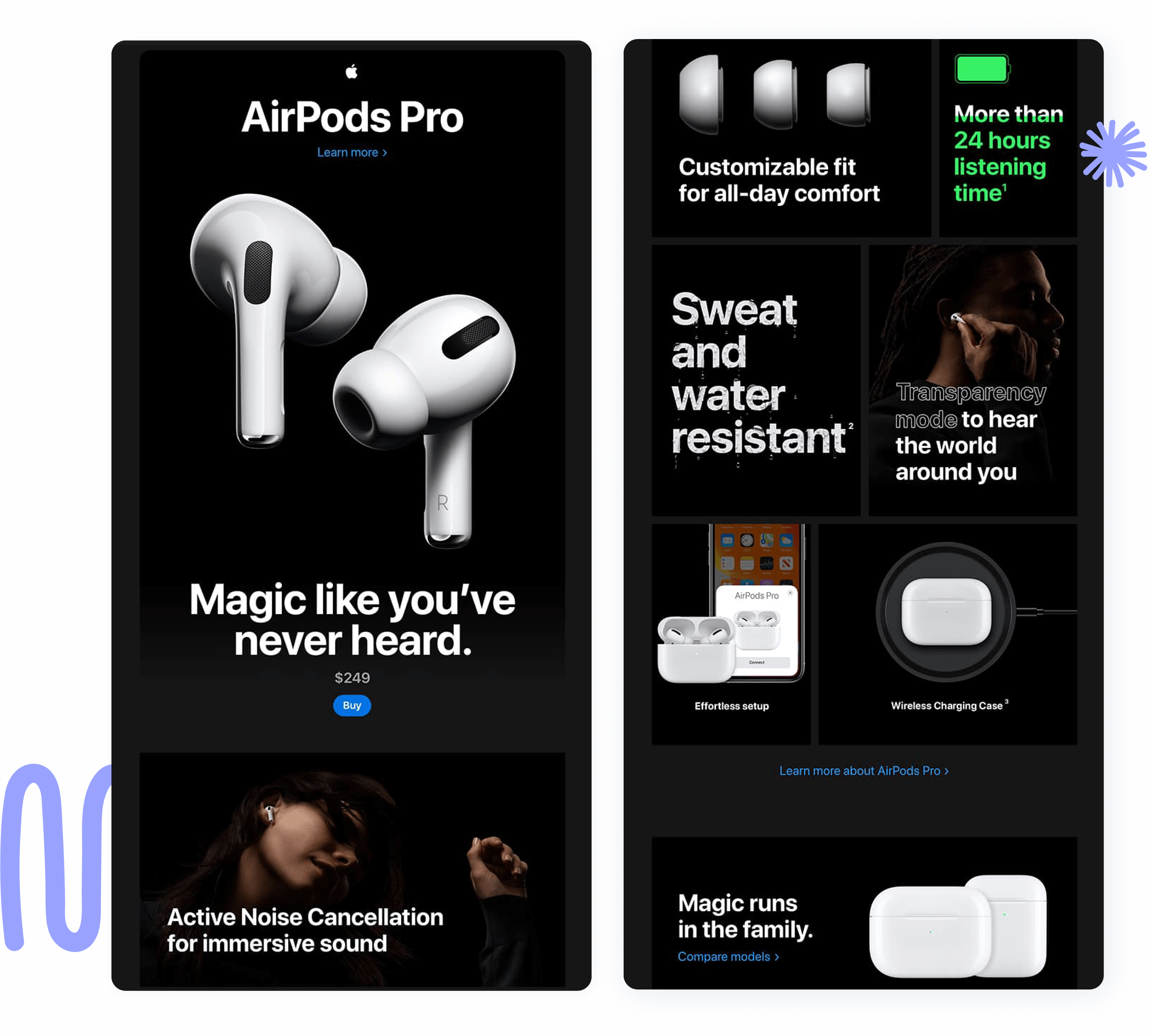 Apple Airpods Pro email announcement for launch