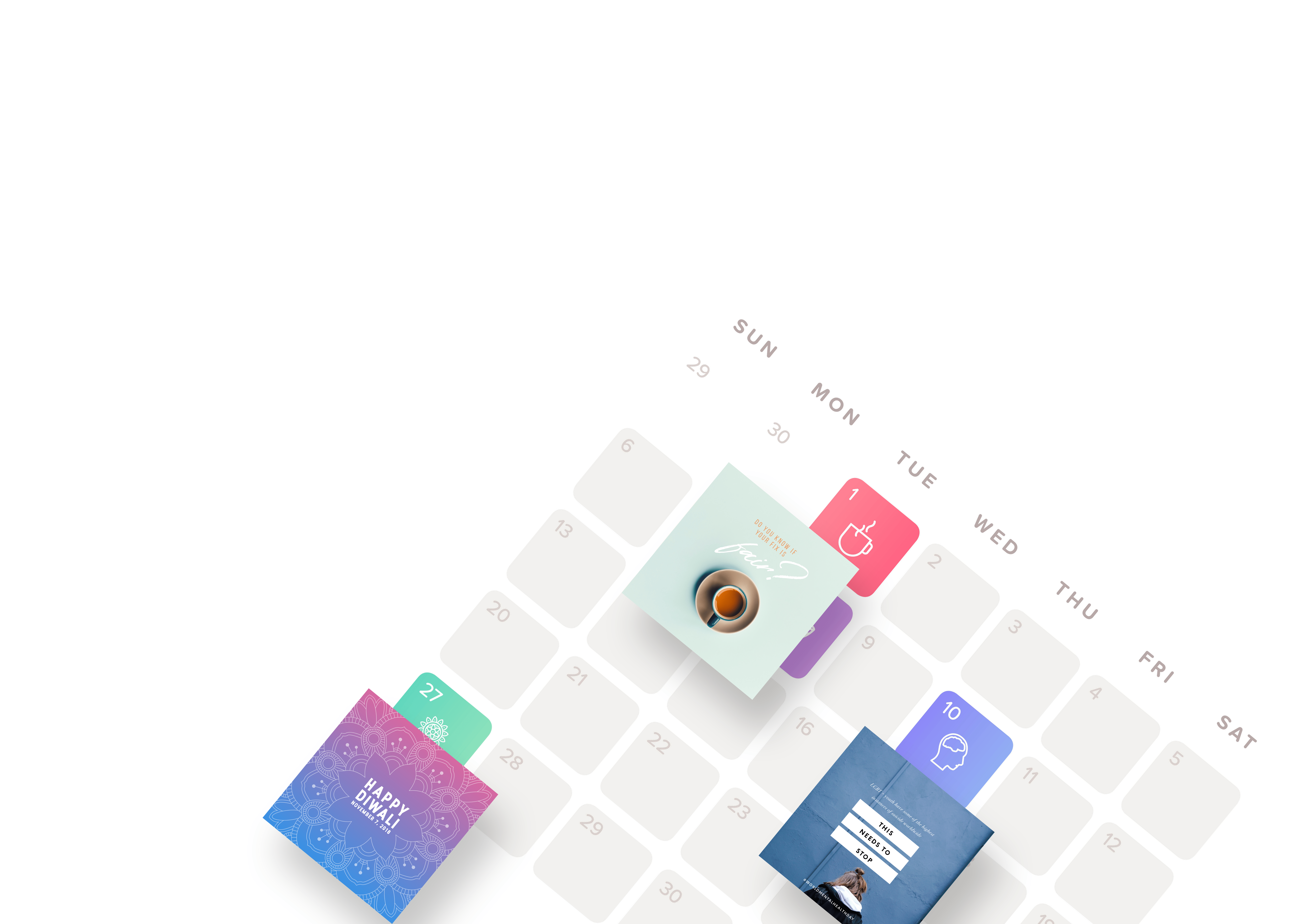 It's here: The October marketing Calendar