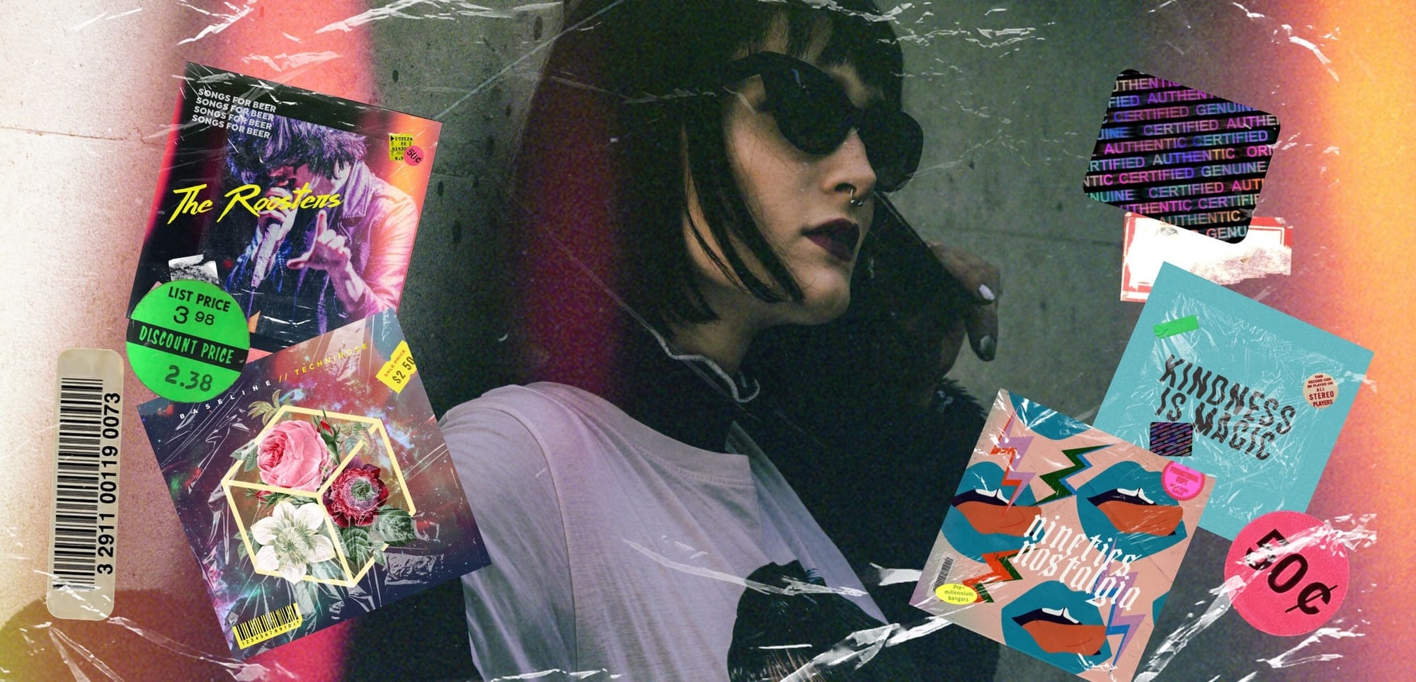 Give your album artwork a 90s ‘grunge’ look and feel