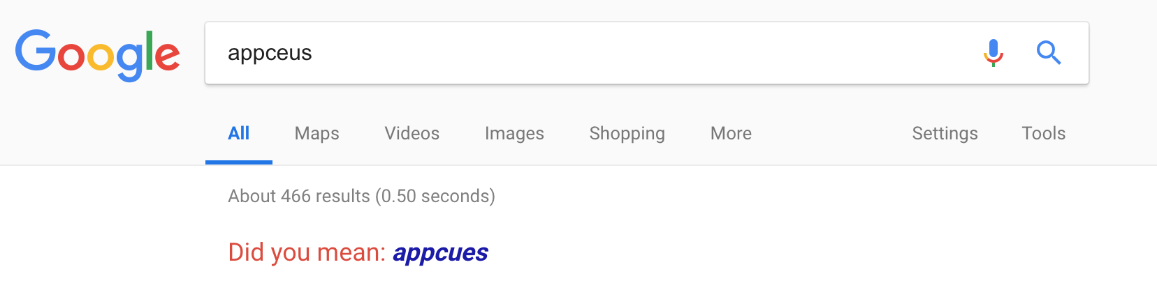 An image of google search showing forgiveness in UI. Forgiveness is part of an intuitive UI. Here, the google search offers spelling suggestions.