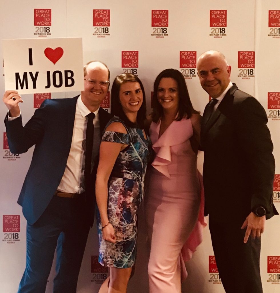 BlueRock staff at the Best Place to Work awards
