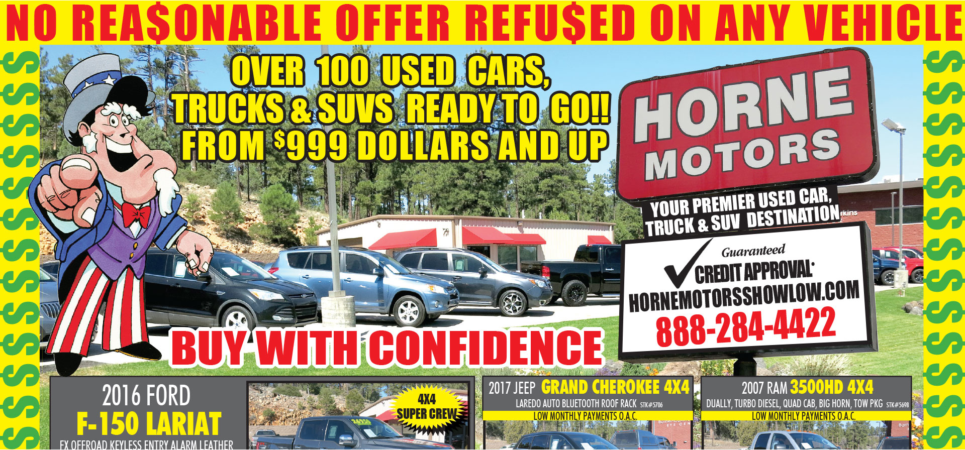 Horne Motors Show Low Premium Used Cars