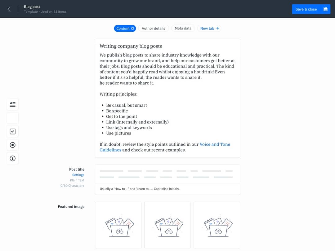 Our Builtin Content Templates Make Content Simple GatherContent