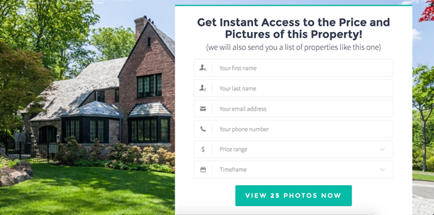 real estate landing pages how to convert visitors in 2019 real estate landing page
