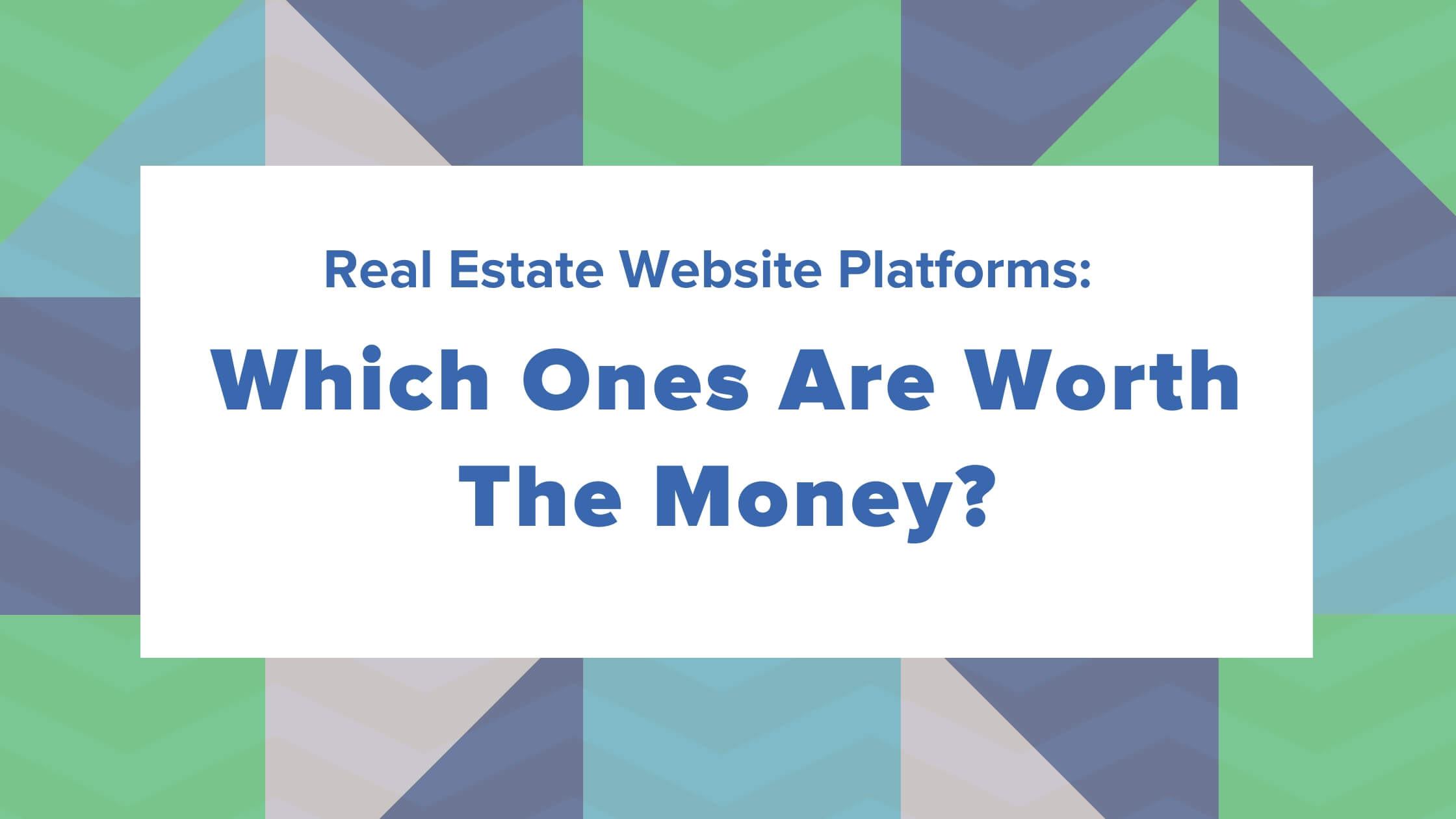 The 9 Best Real Estate Website Builders And Marketing Platforms Worth The Money In 2020 Follow Up Boss