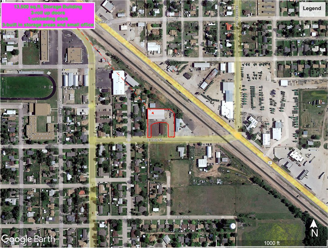 Storage Building with Highway Access Dalhart Real Estate Dalhart, TX