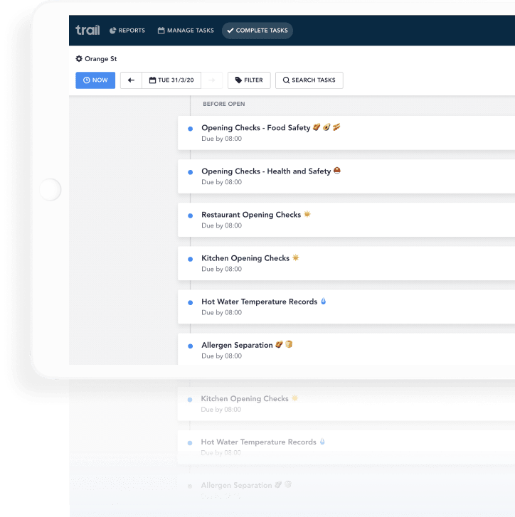 Trail | Work Management For Hospitality & Leisure