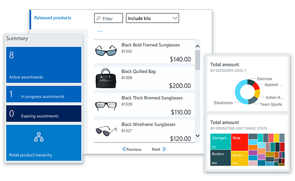 zarządzanie produktami w Dynamics 365 for Retail