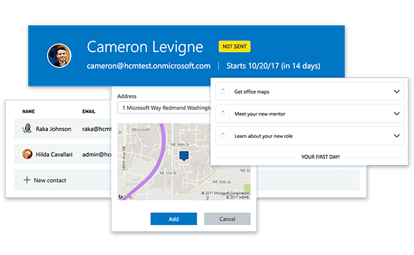profil nowego pracownika w Dynamics 365 for Talent