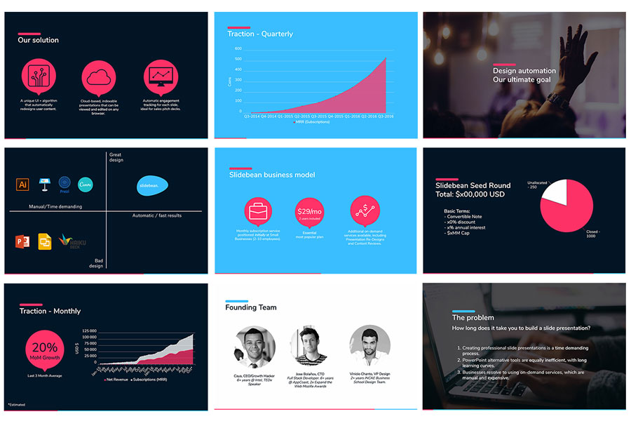 Slidebean Launches World’s First AI Slide Presentation Builder