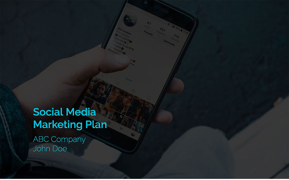 Social Media Marketing Plan Template Free PDF PPT Download Slidebean