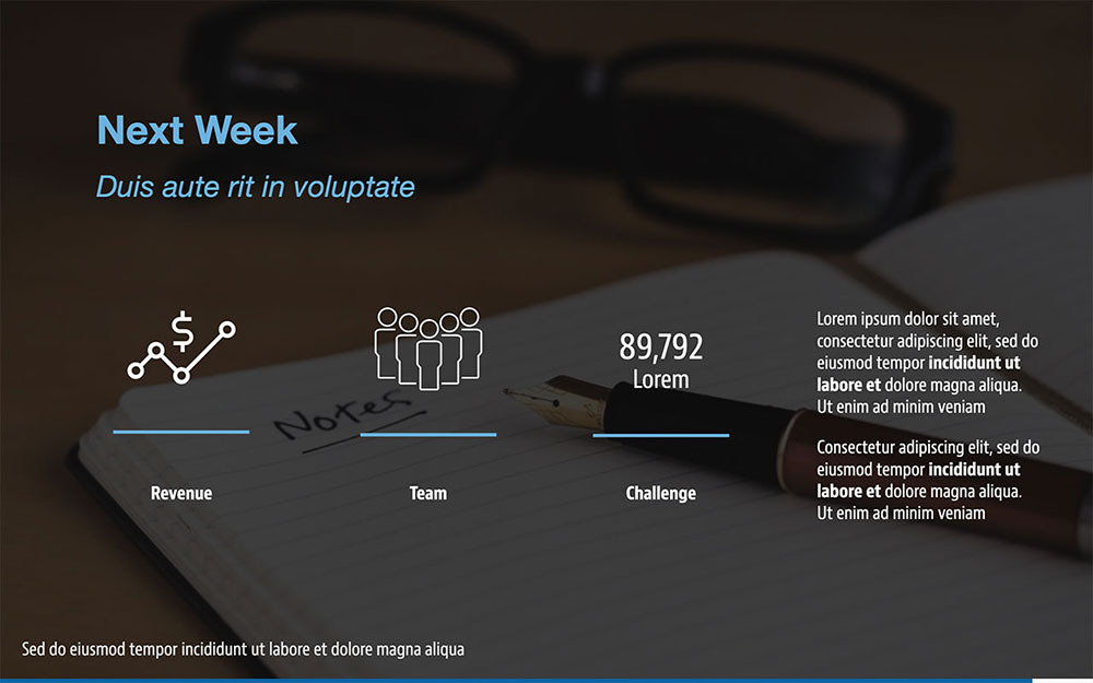Weekly Report Template | Free PDF & PPT Download | Slidebean
