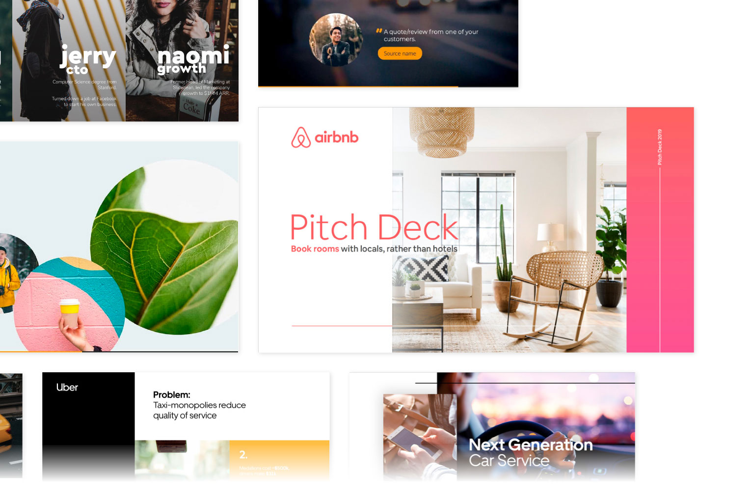 Pitch Deck Writing Service by Slidebean