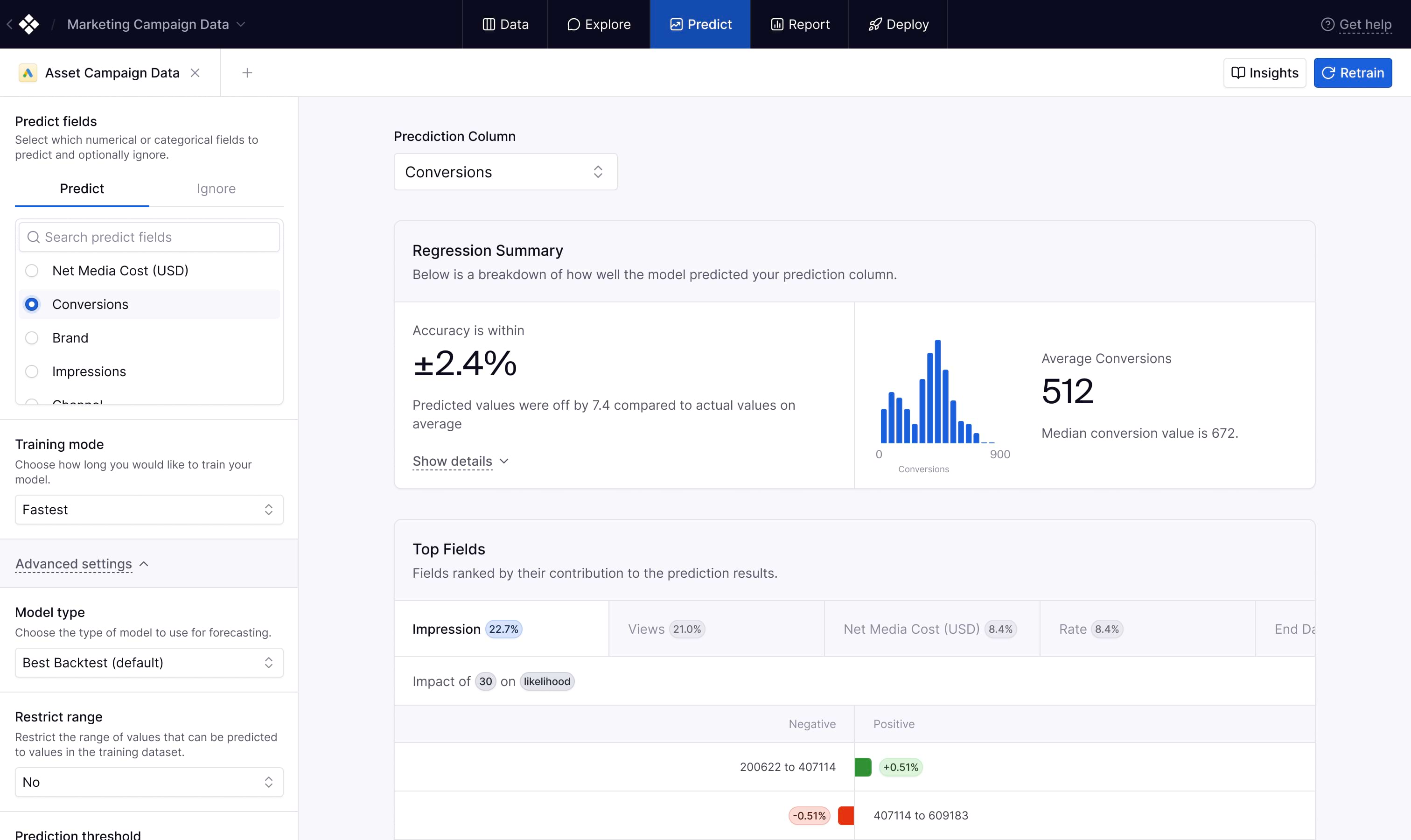 Akkio: AI Data Platform for Agencies