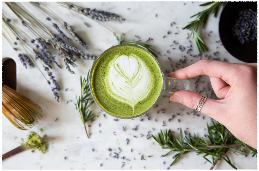 lavender matcha