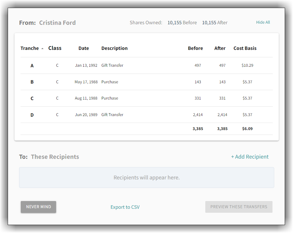 Cost Basis Tracking Software Nth Round