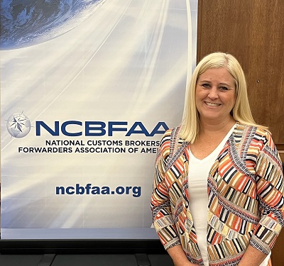 Laurie Arnold Vice President Compliance for JAS Forwarding (USA) Inc. was elected as the Treasurer to the National Customs Brokers & Freight Forwarders Association of America (NCBFAA)