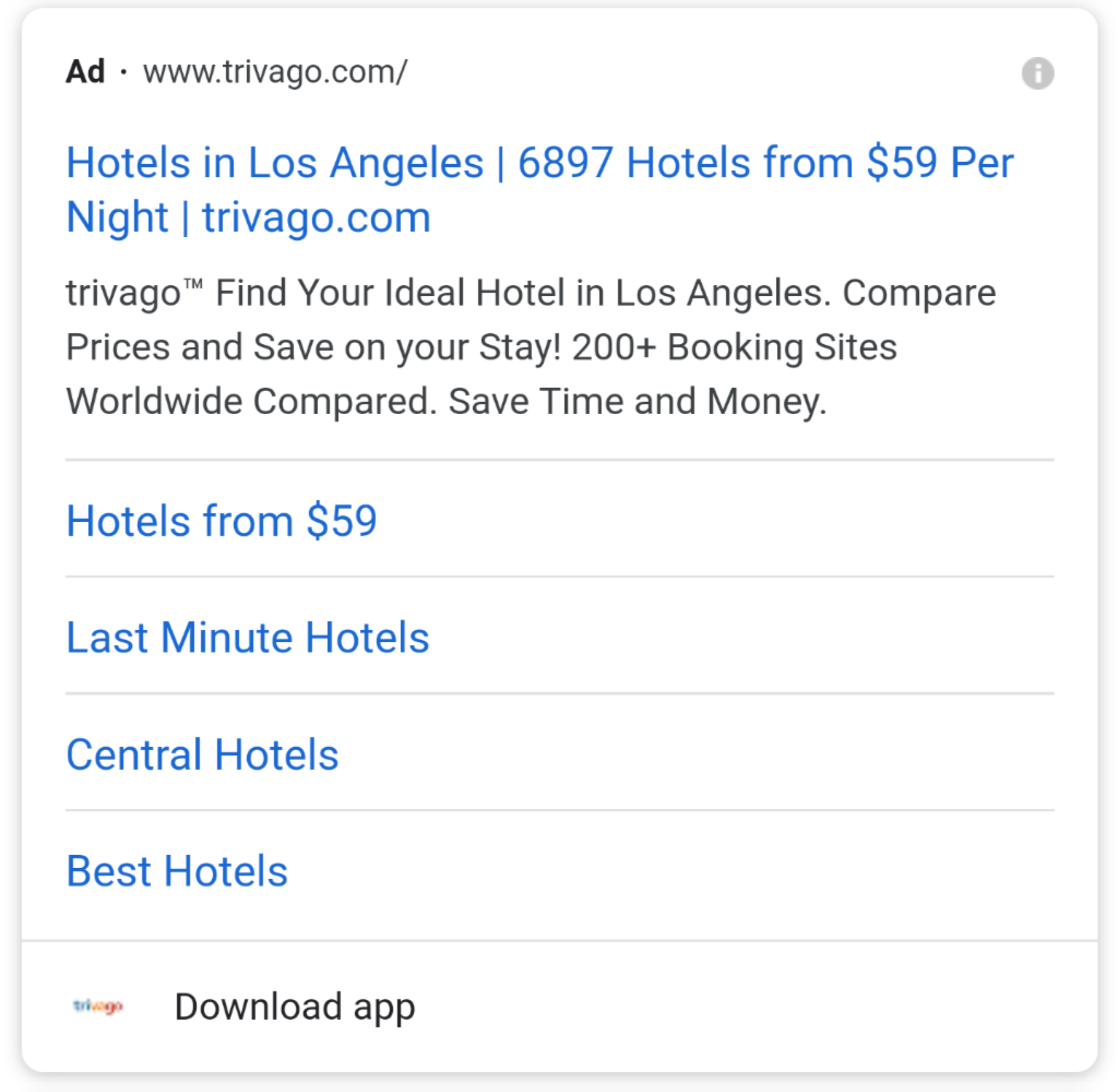 app promotion ad example