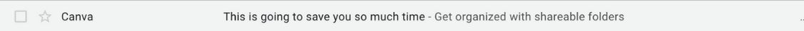 email preview text - Canva