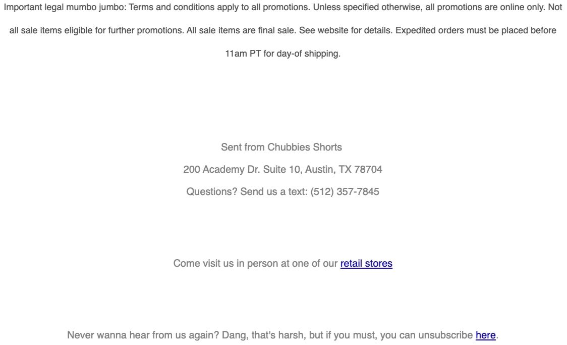 email unsubscribe language
