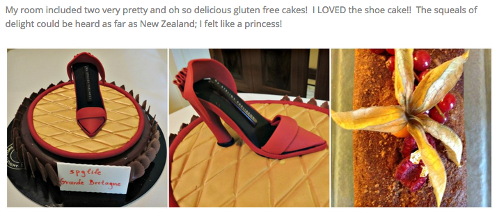 Starwood leveraging instagram for influencer marketing: show cake for a travel blogger