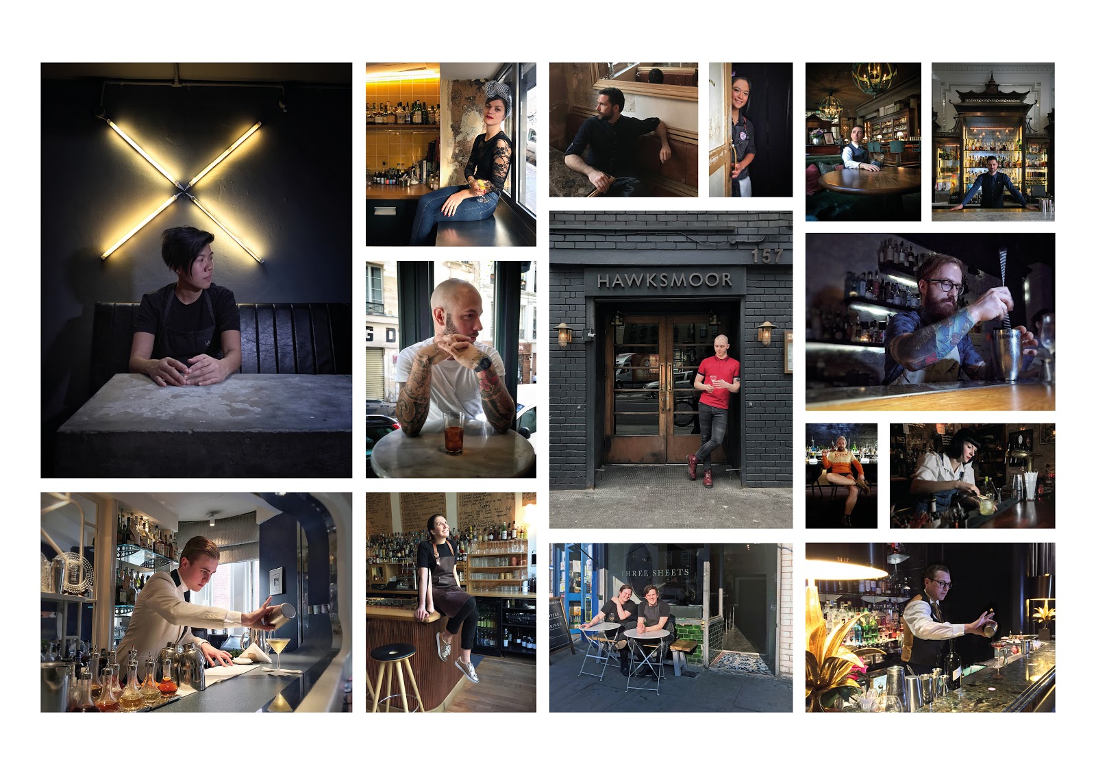The main idea of LeCocktailConnoisseur's blog is to interview the bartenders