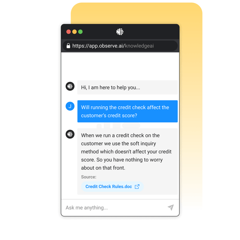 Real-Time Agent Assist | Observe.AI