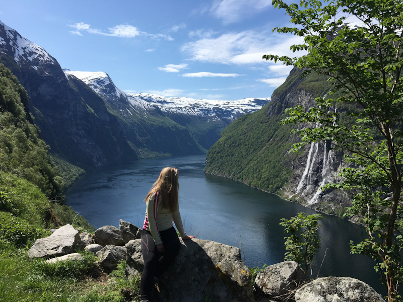 Die tiefen Fjorde