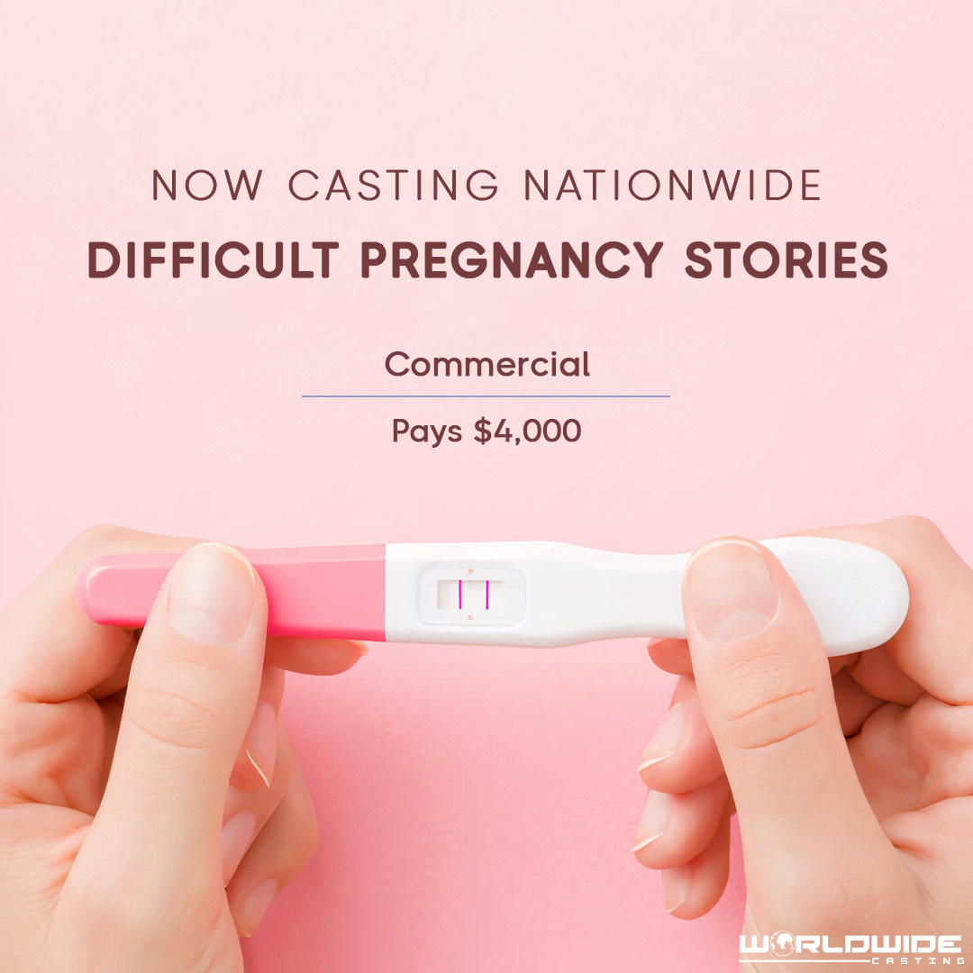 Difficult Pregnancy Stories - Commercial Casting Application Form - Now Casting Nationwide