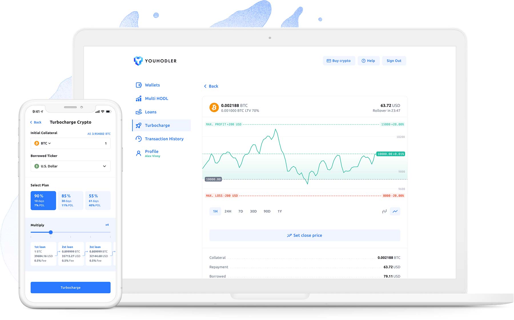 Turbocharge. Borrow to Get More Crypto on