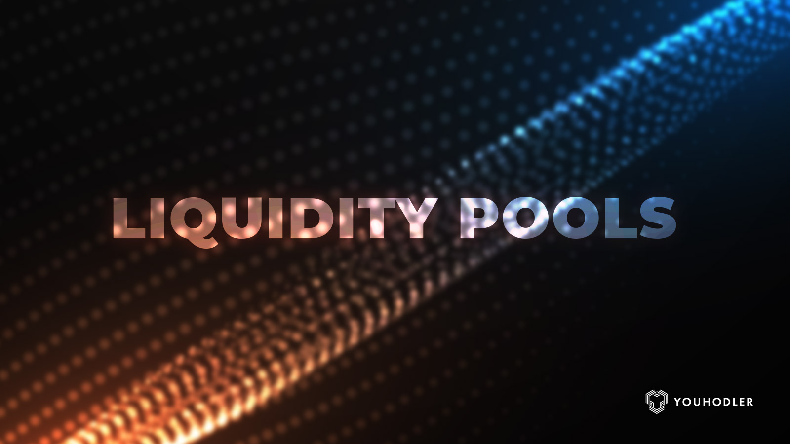 text saying "liquidity pools" over a psychedelic background.