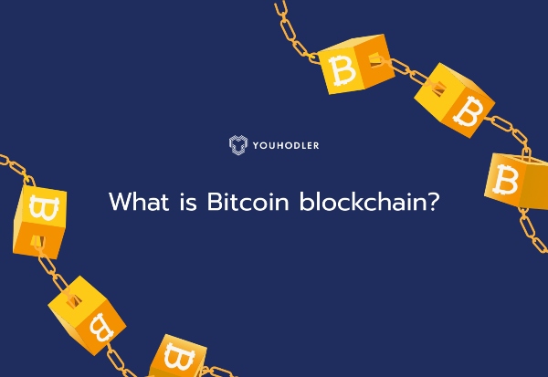 text that says "what is bitcoin blockchain"