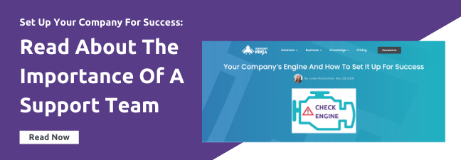 Read about the importance of a support team.