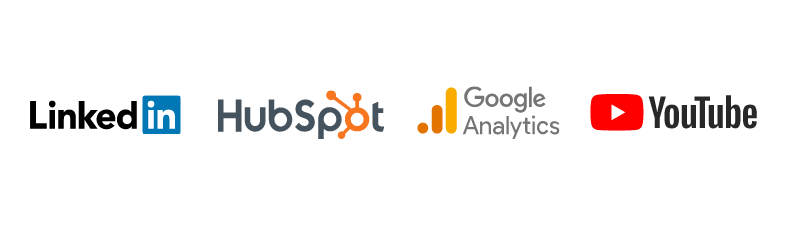 LinkedIn, HubSpot, Google Analytics, YouTube are great tools to use for analytics.