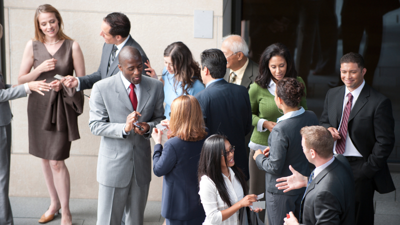 Network with people